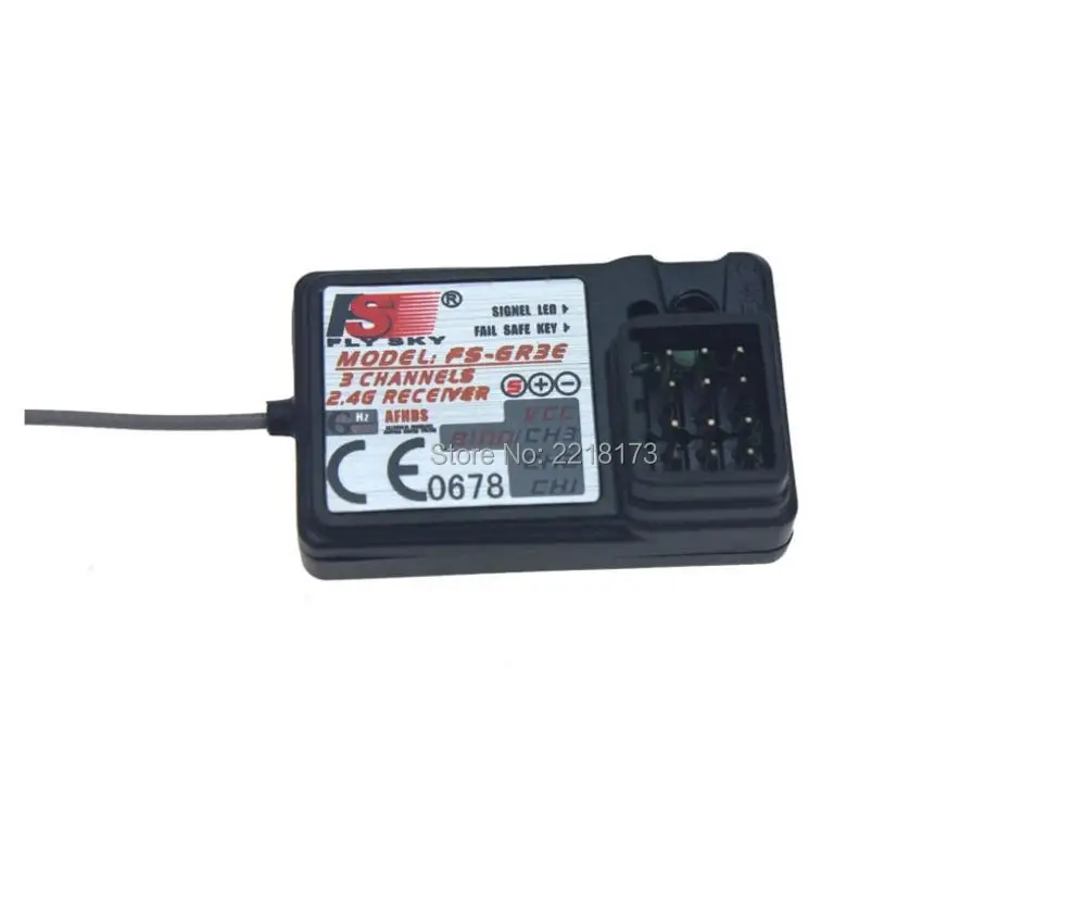 Flysky FS GR3E 3 Channel 2 4G GR3E Receiver with Failsafe GT3B GR3C Upgrade for RC