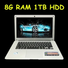 1920X1080P FHD Screen 8GB RAM 1TB HDD Windows7/8/10 Ultrathin Quad Core Fast Running Laptop Netbook Notebook Computer