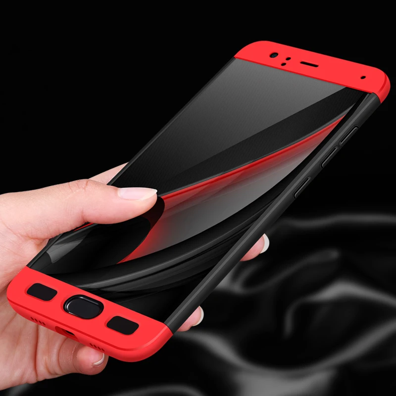 

GKK For Xiaomi Mi 6 Case 360 Full Protection Anti-knock Three in One Ultra Thin Hard Case For Xiaomi mi6 Cover Coque Fundas