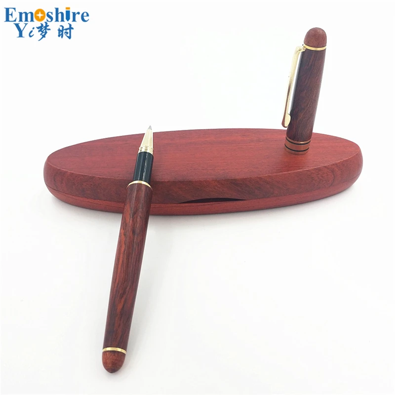 Emoshire Rosewood mahogany signature pen wooden creative gift set business gift pen pen ball pen wholesale (7)