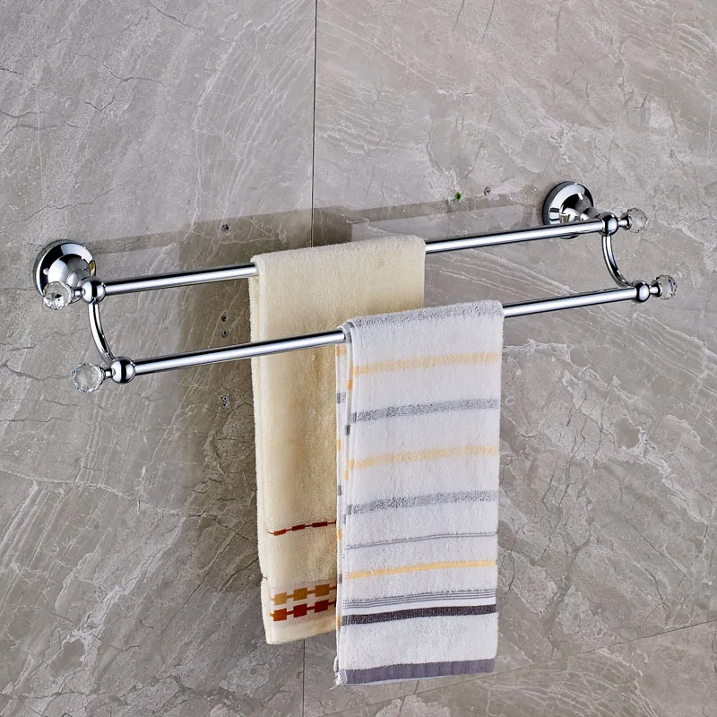 double rod towel bar