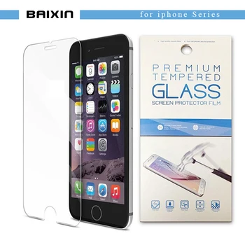 baixin Tempered glass For iphone 4s 5 5s SE 6 6s 7 Toughened Protective screen protector for iphone 6s plus 7plus 5.5