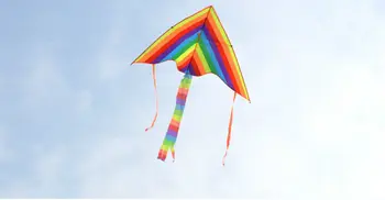 

Long Tail Nylon Colorful Rainbow Kite Outdoor Kites Baby Toys For Children Kids Kites Stunt Kite Surf Breeze Fly Outdoor sports