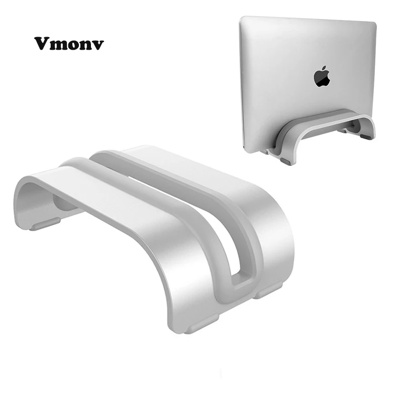 

Vmonv Aluminum Alloy Laptop Mount Stand for Macbook Acer Dell Lenovo Vertical Base Firm Bracket Laptop Notebook Cooling Stand