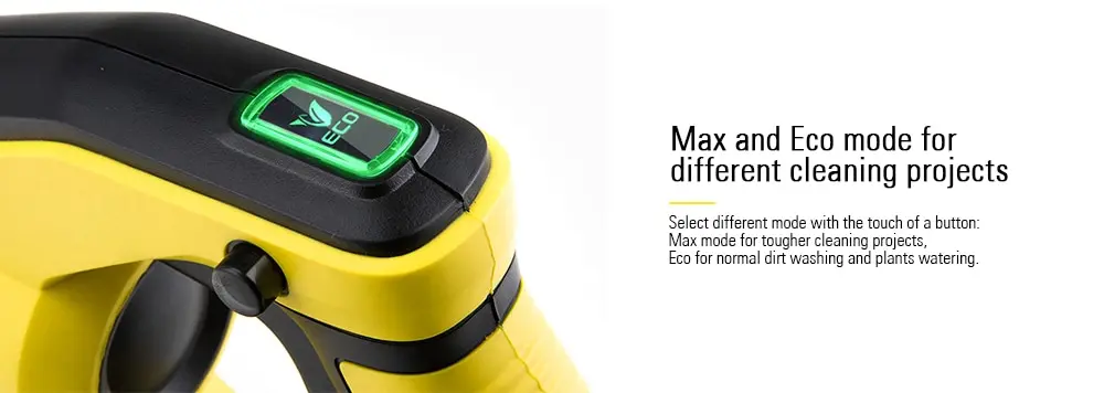 Jimmy JW31 Powerful Handheld Rechargeable Flush Gun Cleaning Tool from Xiaomi Youpin- Multi-A 220V EU Plug