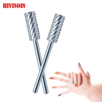 

HIVISOIN-Small Barrel Bit Triple -Carbide Nail Drill Bit Tool High Quality Tungsten Carbide Small Barrel Nail Tool