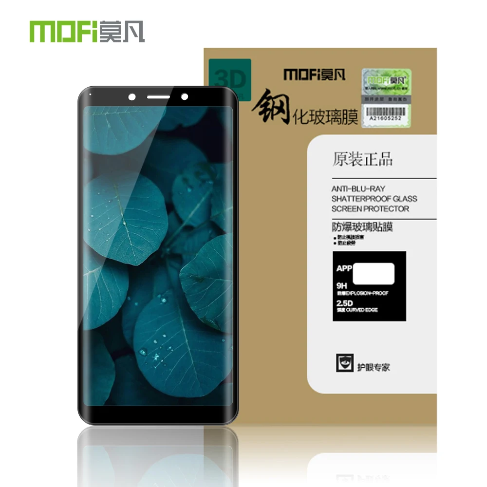 MOFI для Xiaomi Redmi 6 закаленное стекло Redmi6 защита экрана 3D Edge полное покрытие Защитная