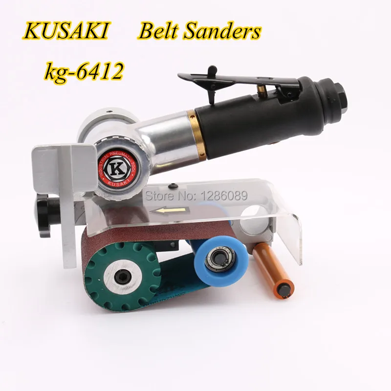 Kg6412 60*260mm Belt Sanders / Industrial Air Belt Sanders Pneumatic