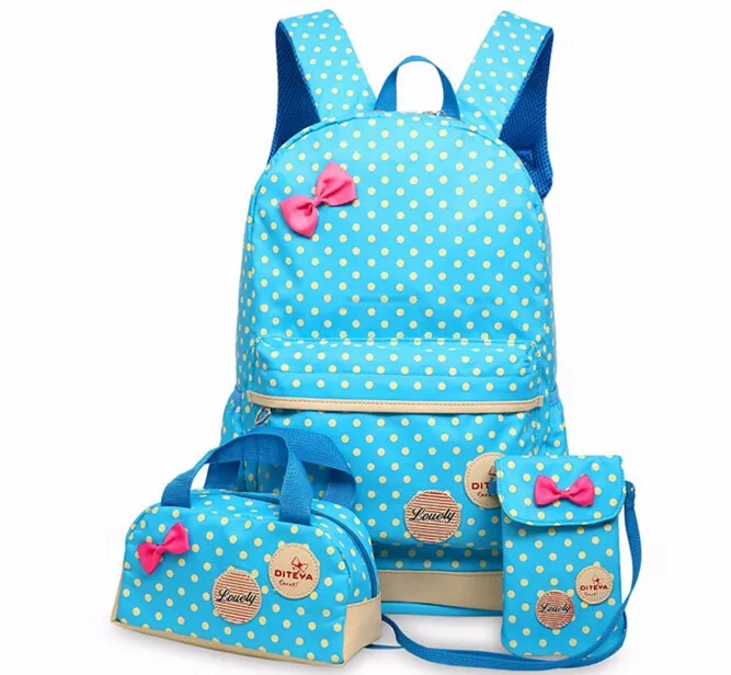Beibaobao для девочек школьные сумки для подростков рюкзак комплект для женщин плеча дорожные сумки 3 шт./компл. Рюкзак mochila распылитель ранцевого типа для с LM3582mf