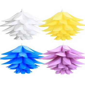 

Creative Lotus Chandelier Lampshade For Home Decor Puzzle Droplight Ceiling Lights Lampshade DIY Room Decoration party Supplies