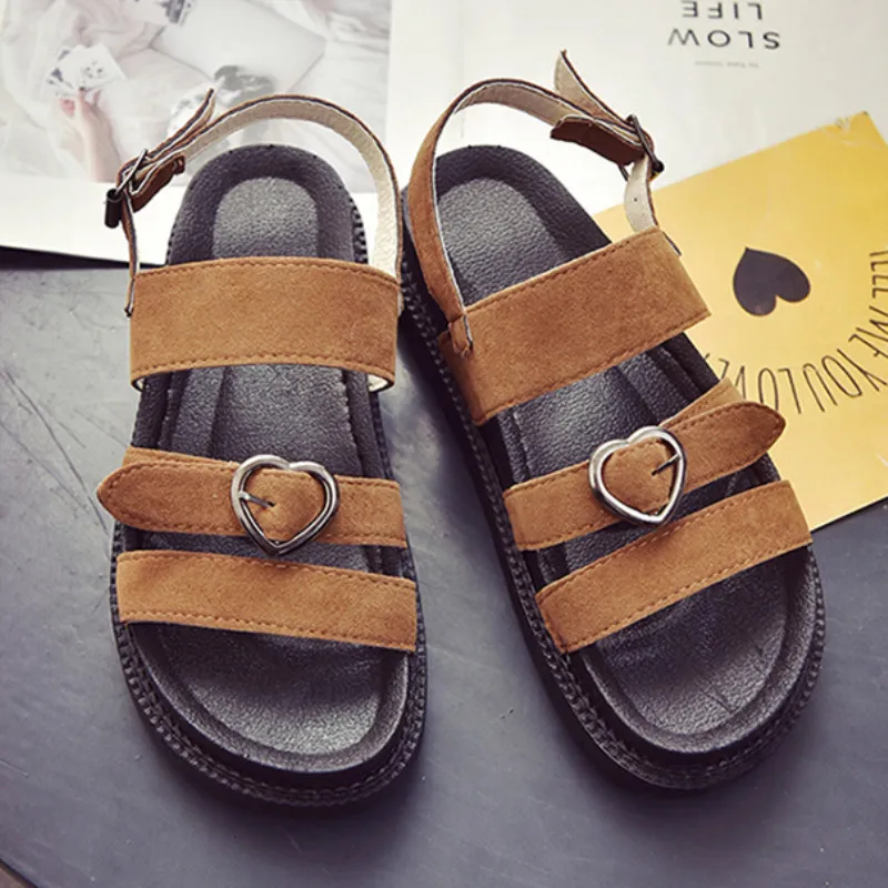 Womens Sandals 2019 New Summer Open Toe Women Shoes Fashion Platform Flat Shoes Casual Beach Sandals for Ladies Shoes