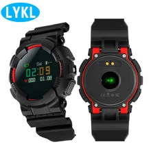 LYKL V587 Smart Wrist band IP68 Waterproof 0.95” Color Screen Heart Rate Blood Pressure Fitness Tracker Outdoor Sports Bracelet