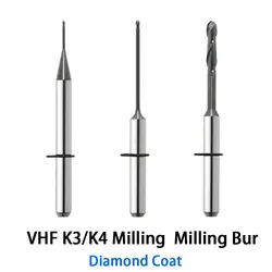 Алмаз пальто, K3/K4 CADCAM торцефрезерный бурильщика для циркония 3 шт./компл