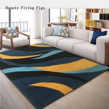 Geometric pattern carpet painting living room bedroom carpet sofa coffee table mat full of large carpet tatami bedside blanket