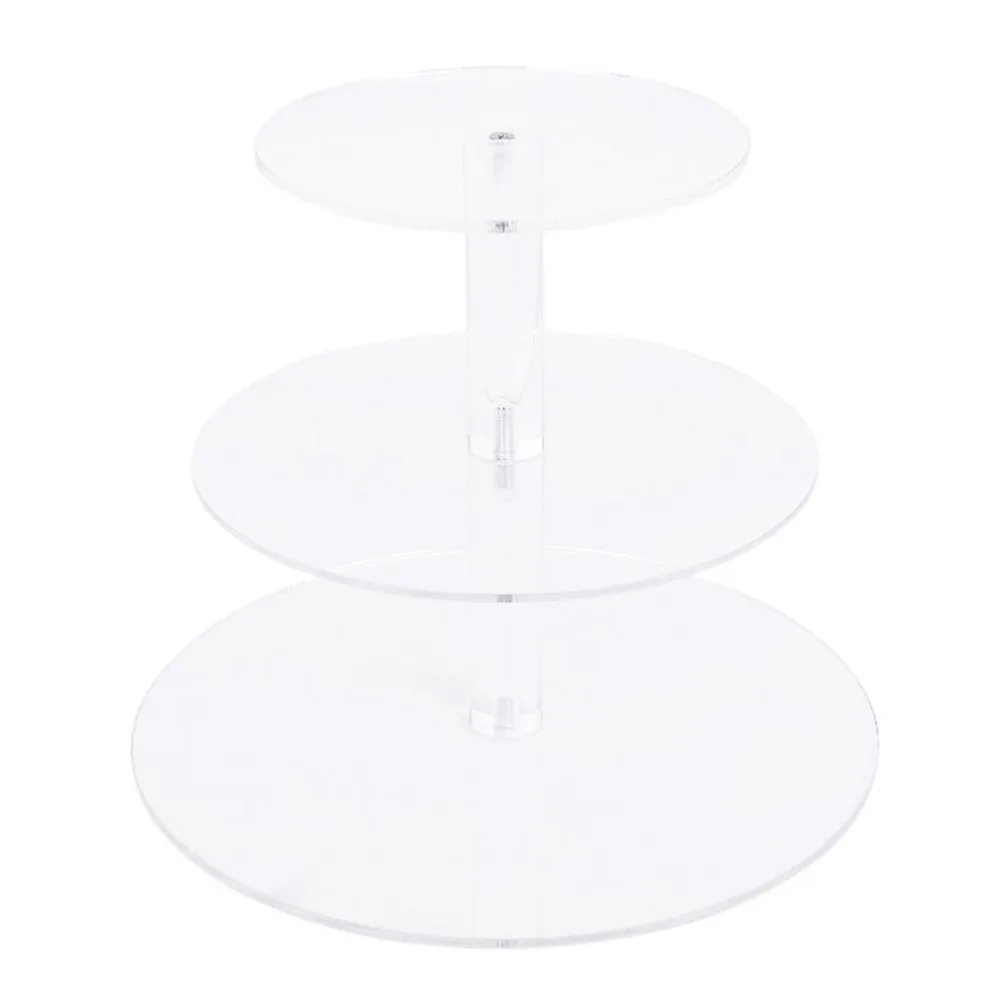 2016 Acrylic Round Cupcake Stand Birthday Wedding Christening Bridal