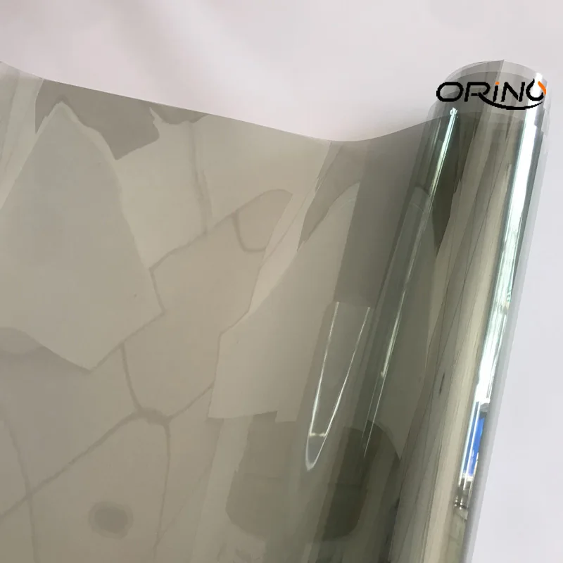 Vidro com Tinta para Janela de Carro Proteção de Proteção Filme Cinza Vlt 70% Rolo Casa Automotiva Uso Solar 50cm x 500cm 9 carro, 50cm x 500cm cinza, vlt 70%,