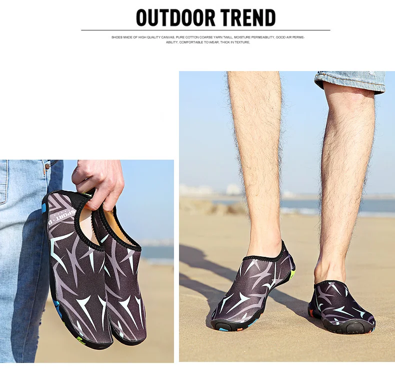 Clorts Summer Water Shoes Men Beach Sandals Upstream Aqua Shoes for Women (23)