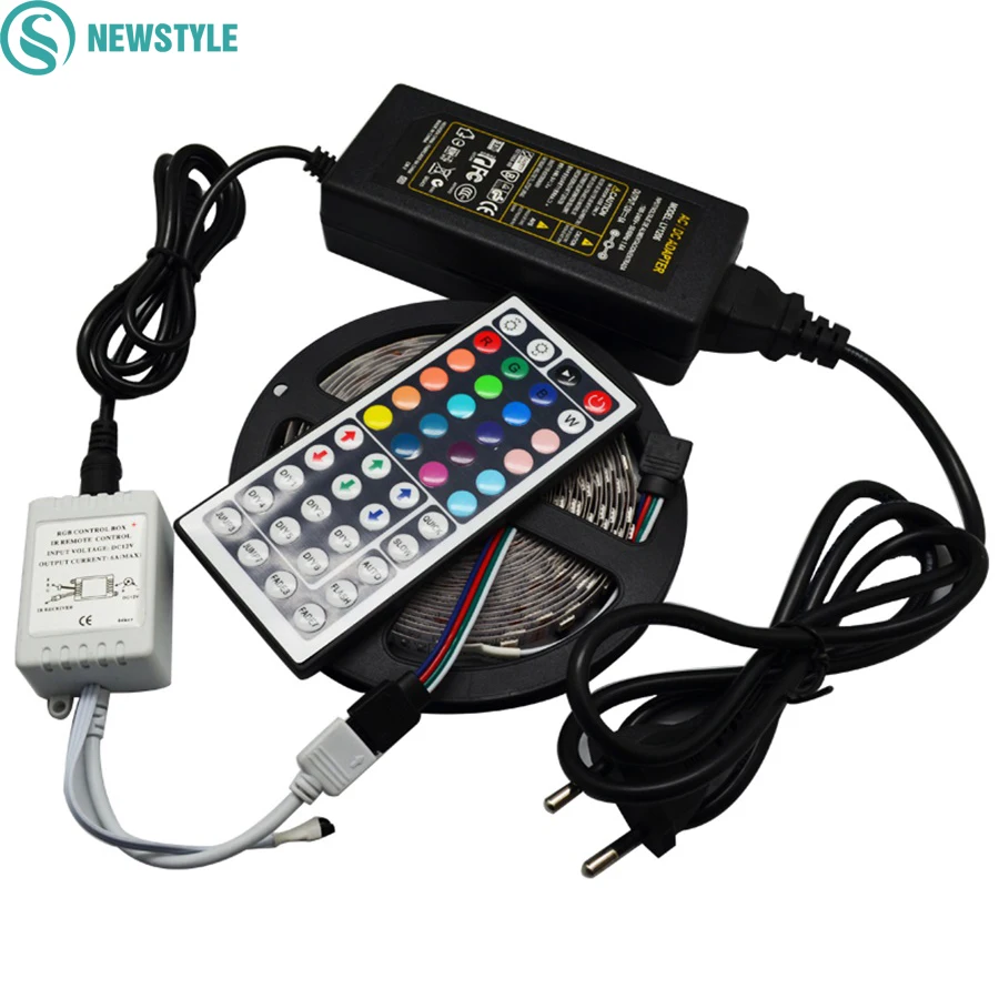 RGB 5050 DC 12 V Светодиодная лента 5 M 300 светодиодный гибкий неводонепроницаемый
