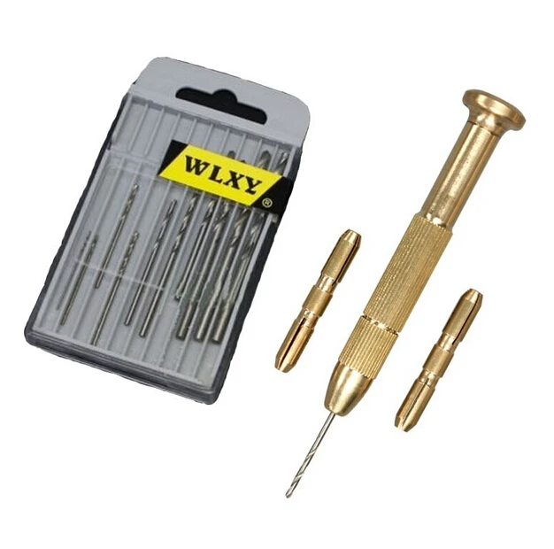 Buy Copper Drill Bits Set Tools Metal Hand Twist Pen