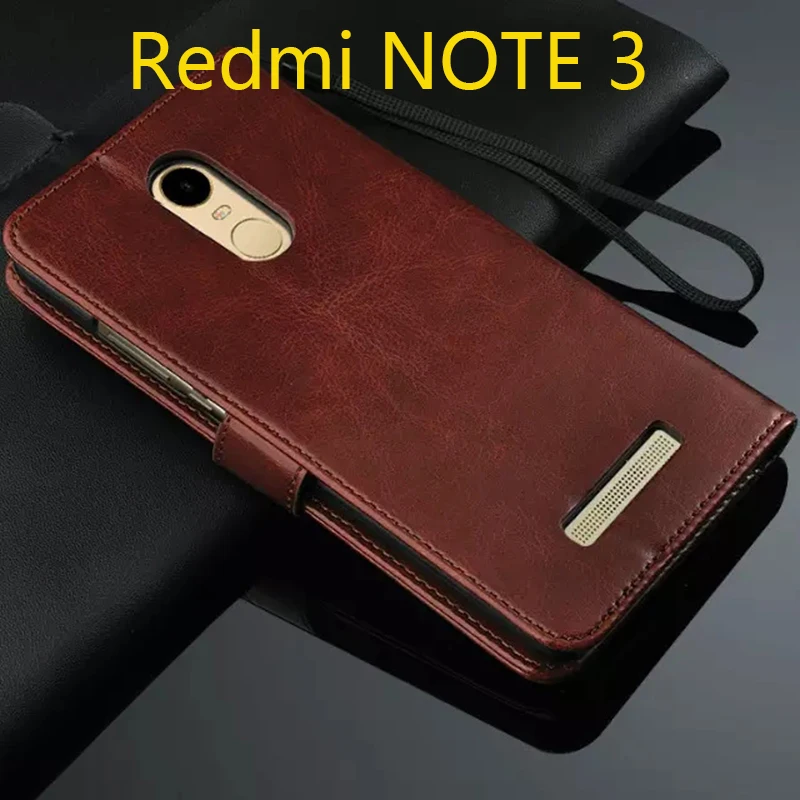  For Xiaomi Redmi NOTE 3 Pro/Prime Case 5.5 inch Wallet Genuine Leather Cover For Xiaomi Redmi NOTE 3 Stand Function Card Holder 