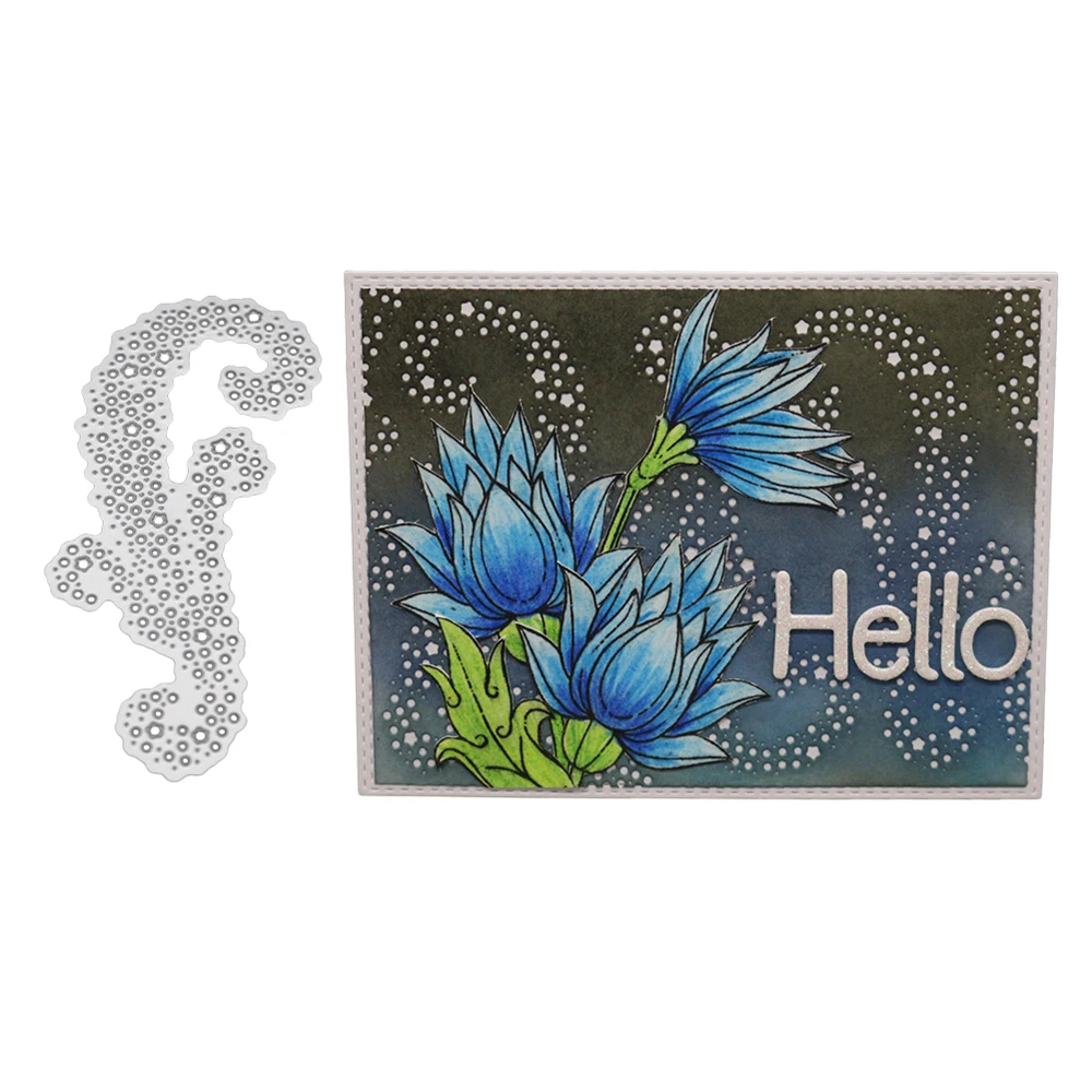 

Stars Background Christmas Cutting Dies Scrapbooking New Arrival Metal Cutting Dies New 2019 Card Decor Craft Die Cut