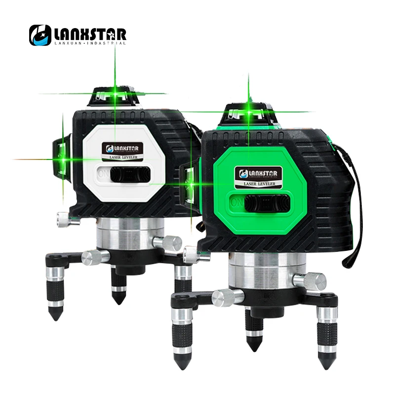 

Lanxstar 3D 360 Rotatable Laser Level 2 Line Laser Horizontal Horizontal Vertical Construction Tool Construction Set Tool