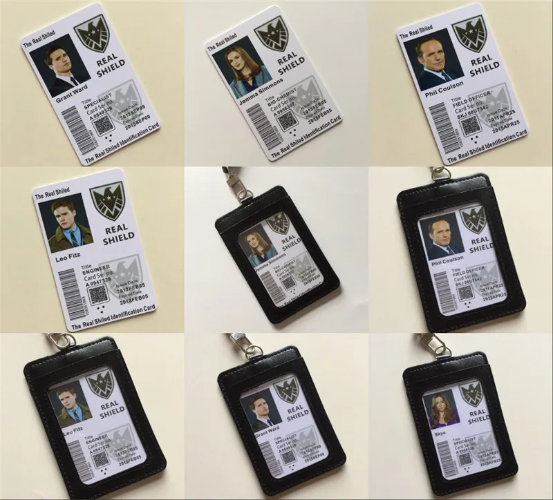 ТВ шоу агент shield S.H.I.E.L.D. ID держатель для карт Косплей Card Рождественский подарок