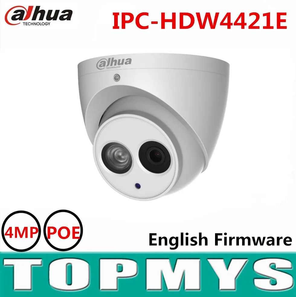 Dahua 4MP POE network IP camera IPC HDW4421E 1080P HD WDR Network Small IR Dome Camera
