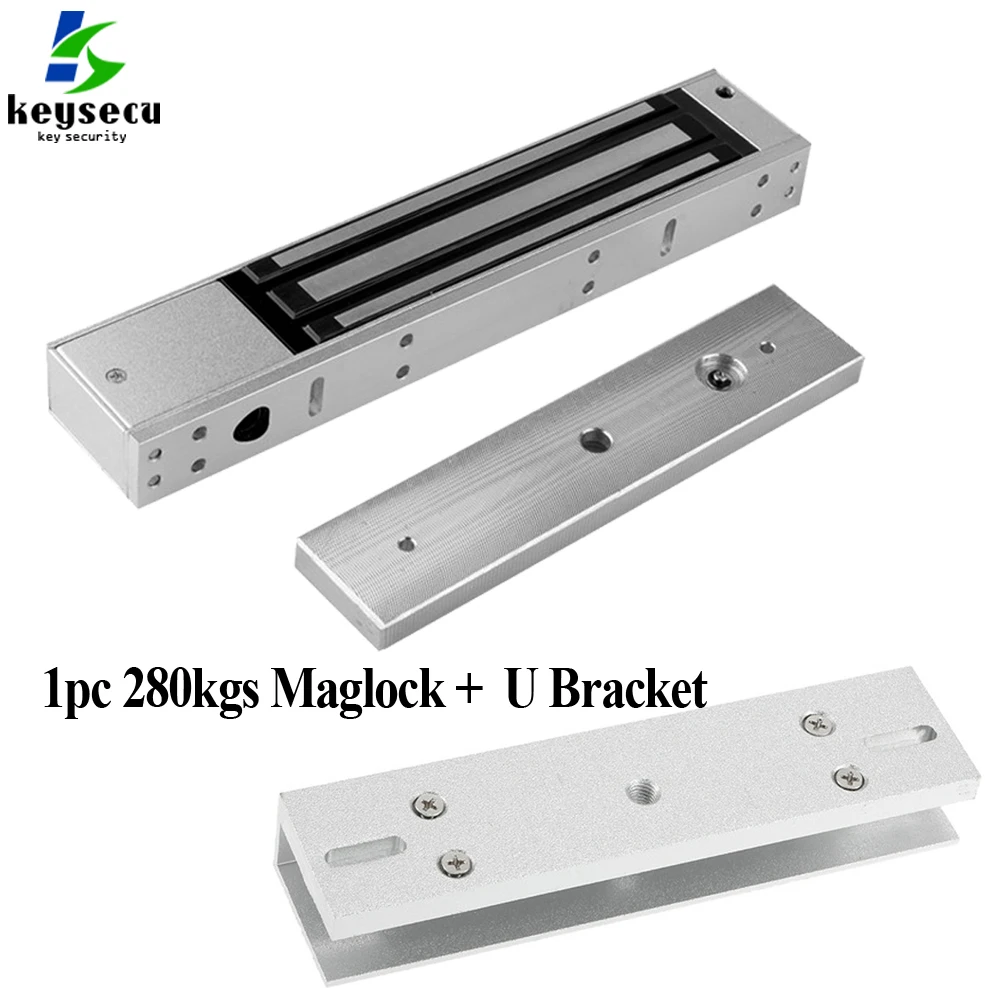 280KG 600Bls Lock Electric Maglock With U Bracket For