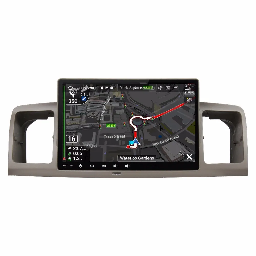 Discount 1024*600 10.1" Android 8.0 Car Radio DVD Player for Toyota Corolla E120 /Corolla EX GPS WIFI Bluetooth USB DVR 5