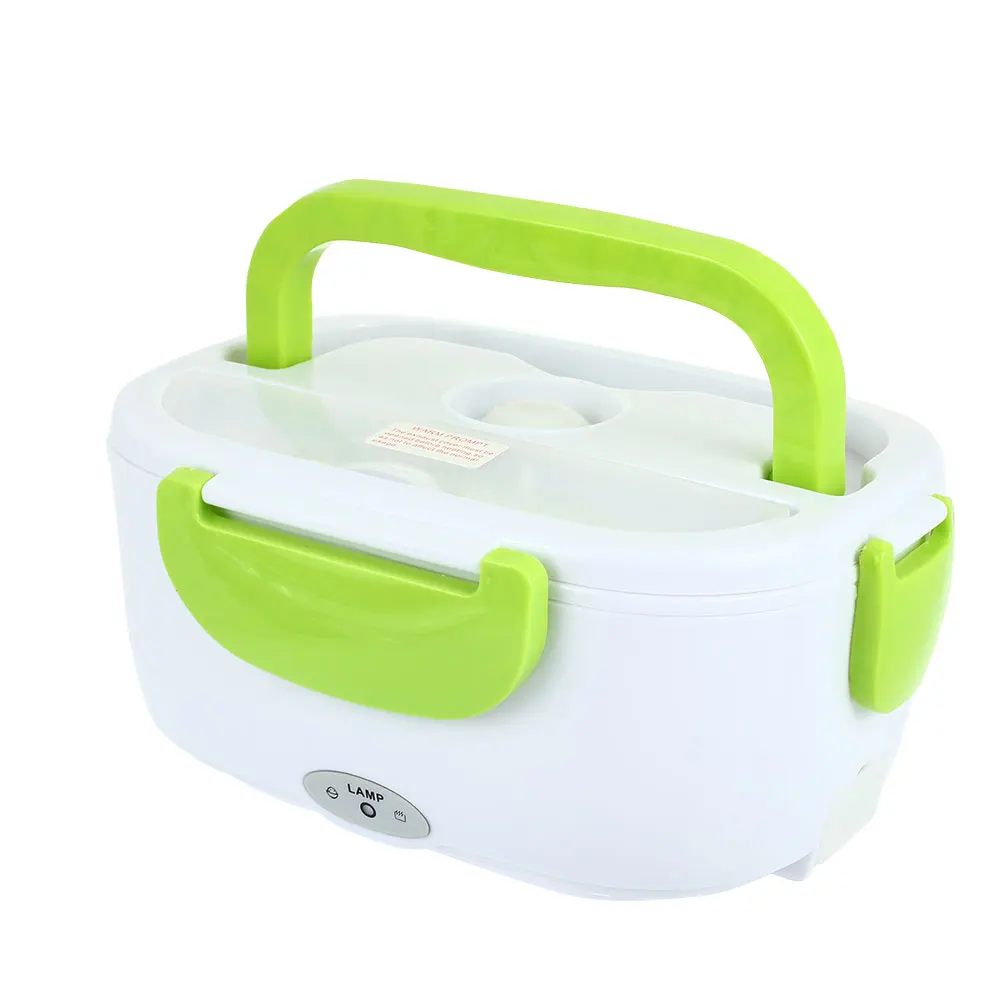 Портативный Электрический нагревательный пластиковый Ланч-бокс пищевой контейнер для еды подогреватель еды для детей 4 пряжки наборы посуды