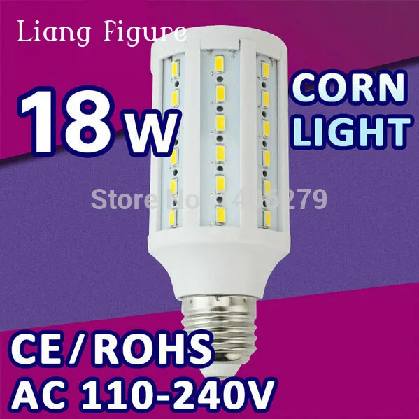 

18W LED Corn Light led indoor lamparas 220V 5730 SMD 72 Lamp white/warm white for living room bedroom