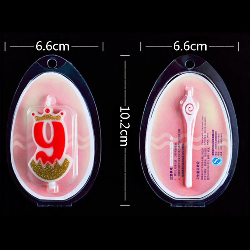 Свечи на день рождения с цифрами 1, 2, 3, 4, 5, 6, 7, 8, 9, 0, золотые, красные свечи на день рождения для торта, вечерние украшения для торта
