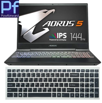 

Silicone Laptop Keyboard Cover Skin Protector For Gigabyte AORUS 5 (Intel 9th Gen) NA-7US1121SH Gaming Notebook 15 15.6 inch