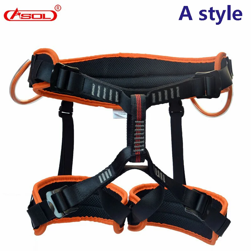 ASOL Professional Climbing harness Half body harness Outdoor climbing