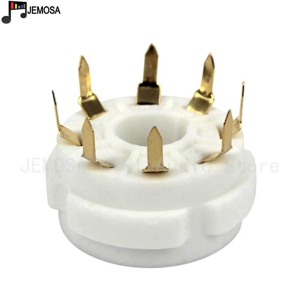 Assento Eletrônico do Tubo para Tubo de Vácuo Soquete Cerâmico Montagem do Pwb Pinos Kt66 Kt88 6sl7 6sn7 6ca7 El34 Gz34 10 Pcs - Image 5