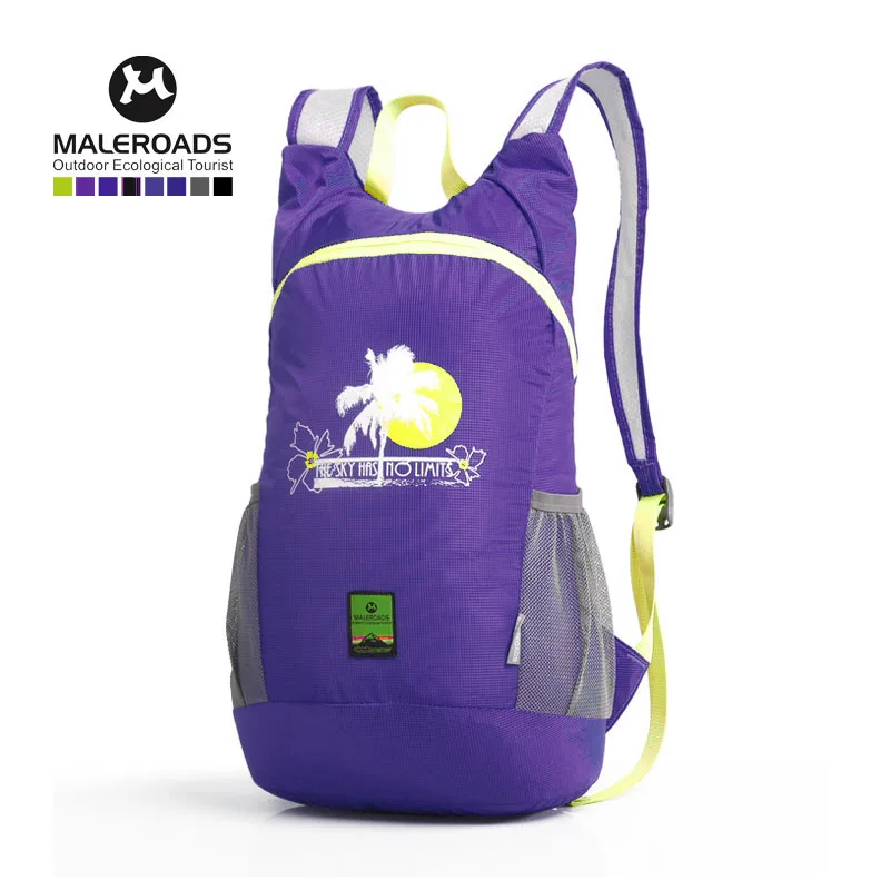 Супер-дешевый 8 цветов Maleroads ультра-легкий складной рюкзак велосипедные сумки Водонепроницаемая походная сумка 20L MLS2374