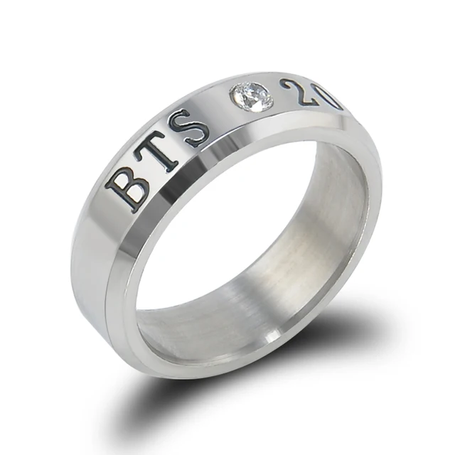 Hot BANGTAN BOYS BTS Ring Men Women Stainless Steel KPOP JUNGKOOK JIMIN JIN V SU Hot BANGTAN BOYS BTS Ring Men Women Stainless Steel KPOP JUNGKOOK JIMIN JIN V SU