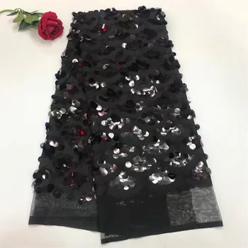

African Lace Fabric 2017 High Quality French Guipure Lace Fabric New Arrival Sequins Lace Fabric For Party F364-2