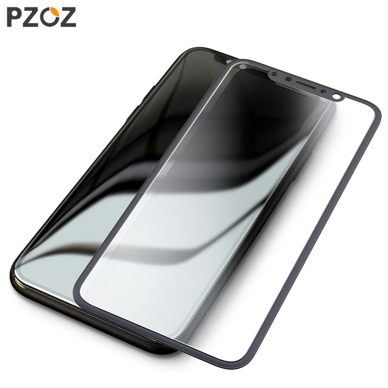 PZOZ для iphone X XS Max XR матовое закаленное стекло полная защитная крышка для экрана телефона защитная пленка 5D для iphone xs plus xr 9H