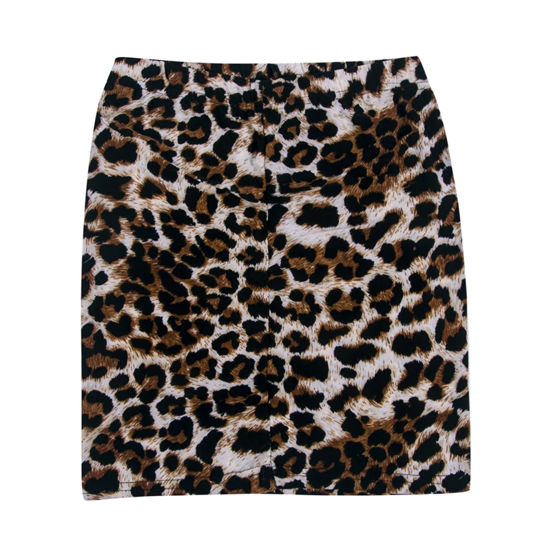 Женские юбки-карандаш летнее сексуальное платье для вечеринки леопардовая мини-юбка с высокой талией винтажная Женская облегающая короткая одежда