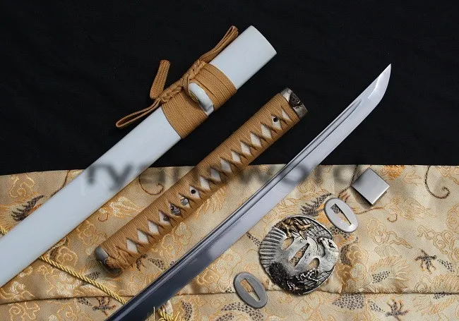 Высокое качество сложенный стальной Орел японская Цуба самурайский меч катана