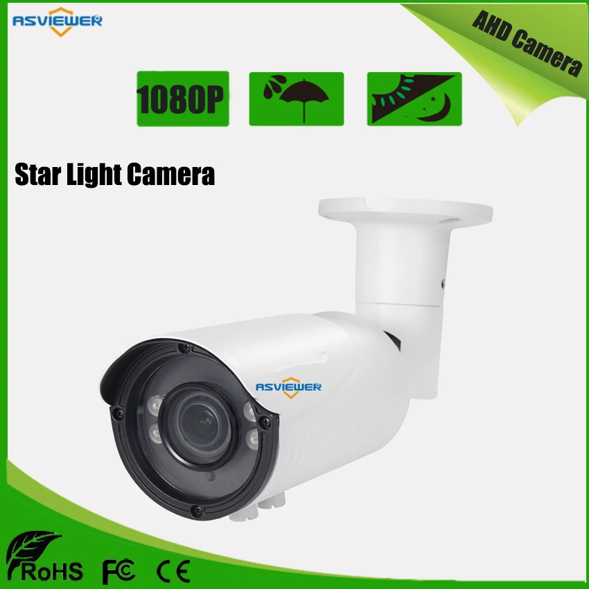 

1080P Resolution Star light Sony IMX307 CMOS Sensor Waterproof Camera AHD/TVI/CVI/CVBS Output 40m IR distance AS-MHD8405RLY