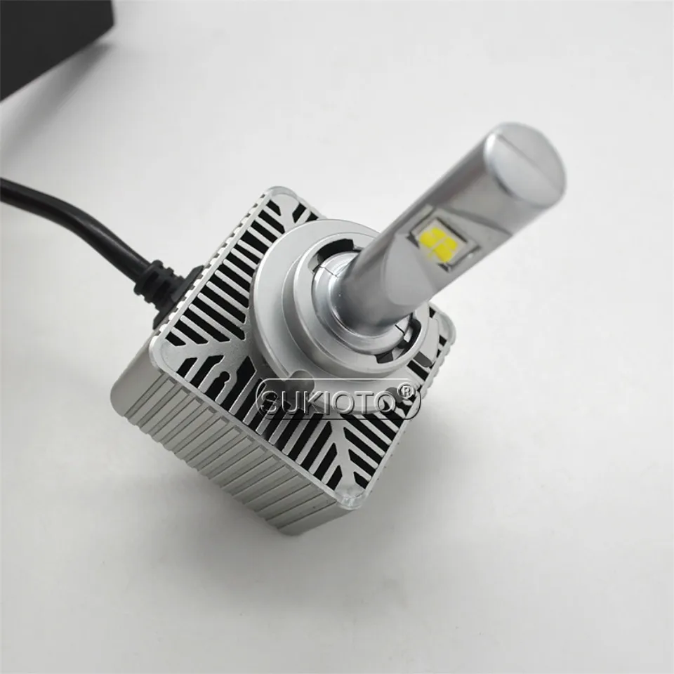 SUKIOTO NO Error LED Headlight D2S led 6000K D3S D1S LED Canbus Bulb D4S D5S All in One 70W 7600LM Car Conversion Headlamp Kit  (7)