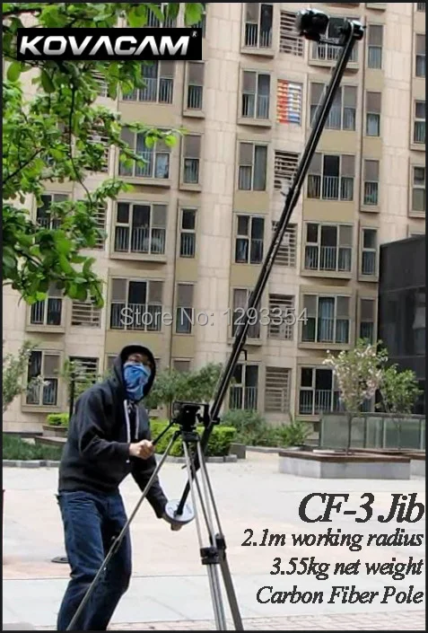 

Kovacam Studio Video Mini Carbon Fiber Rocker Arm PortableDSLR Jib Crane 3m