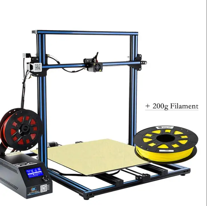 CR-10 S4 3D-принтеры DIY KIT Большой принт Размеры 400*400*400 мм двойной Z стержень, мониторинг волокон, сигнализация, продолжение печати Creality 3d - Цвет: CR-10s 400 n 200g