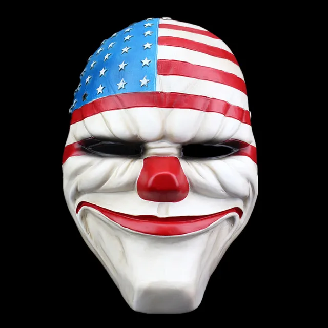 payday 2 dallas américa cosplay máscara festa de halloween máscaras
