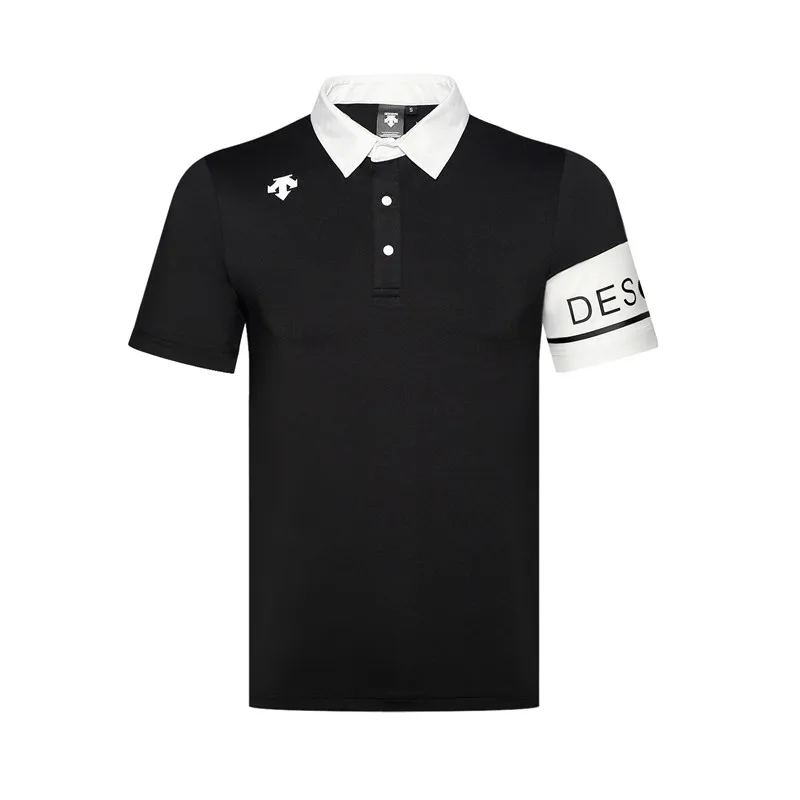 الرجال قصيرة الأكمام DESCENTE الغولف تي شيرت 3 ألوان جولف الملابس S-XXL في اختيار الترفيه قميص جولف شحن مجاني