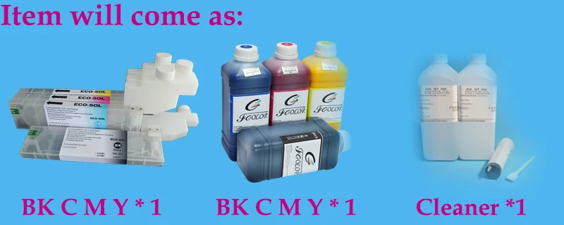 eco-solvent ink refill kits