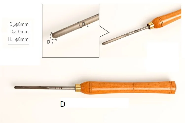 8 видов HSS деревообрабатывающий токарный инструмент набор долота инструмент токарный нож токарный станок Инструменты